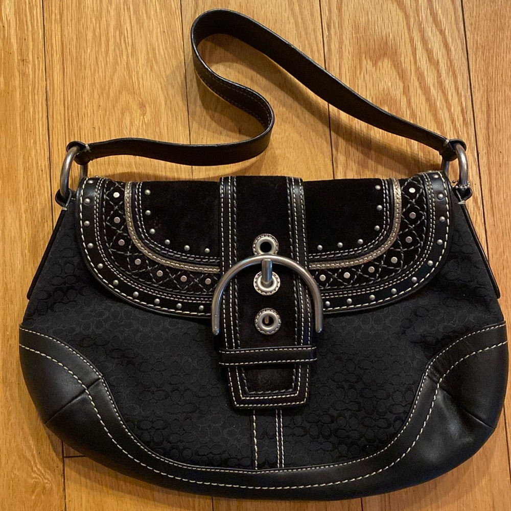 Black Coach Soho Signature Bag *New*